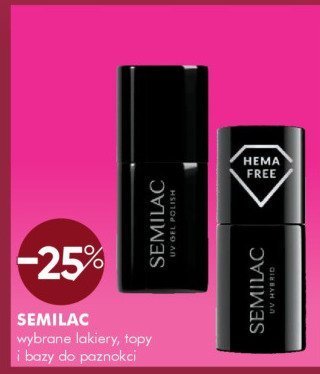 Lakiery i bazy do paznokci Semilac promocja w Super-Pharm