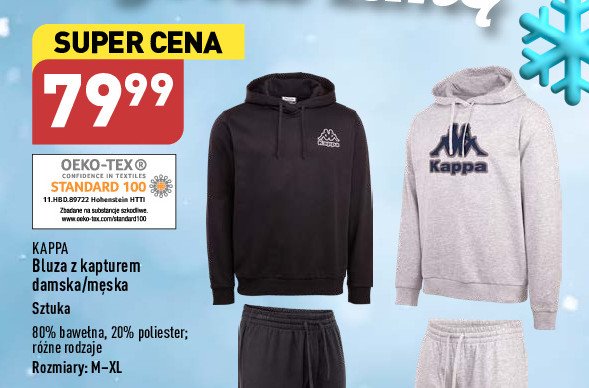Bluza sportowa m臋ska m-xl Kappa promocja