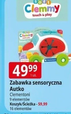 Zabawka sensoryczna Autko Clementoni promocja w Leclerc