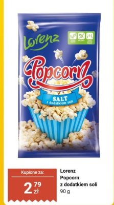 Popcorn z dodatkiem soli promocja w Dino