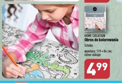 Obrus do kolorowania Home creation promocja