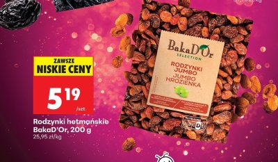 Rodzynki hetmańskie Jumbo  promocja w Biedronka
