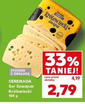 Ser szwajcar królewiecki Serenada promocja w Kaufland