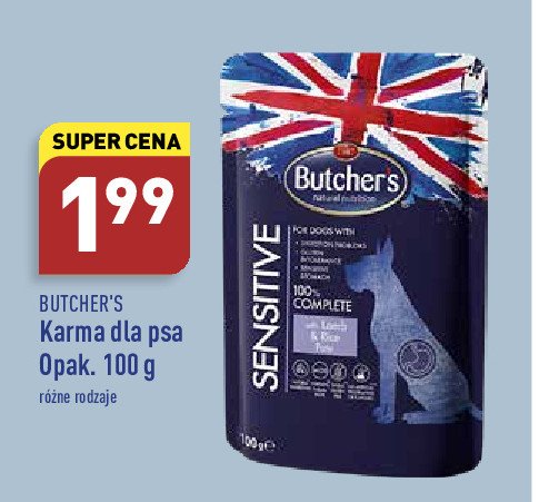Karma dla psa sensitive Butcher's promocja