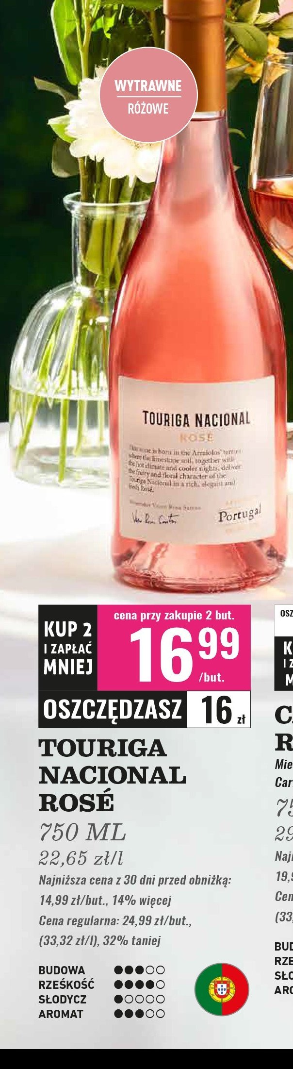 Wino Touriga nacional rose promocja