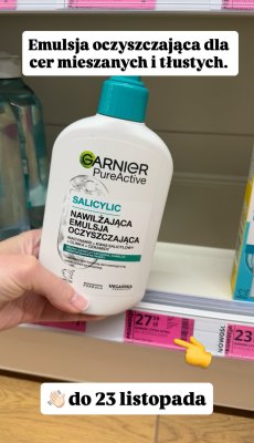 Emulsja oczyszczająca PureActive Salicylic promocja w Hebe