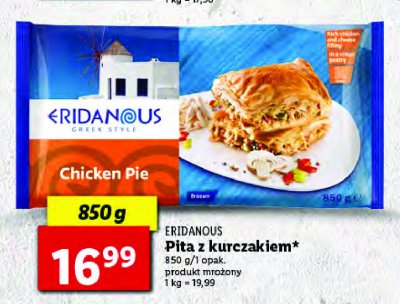 Pita z kurczakiiem Eridanous promocja
