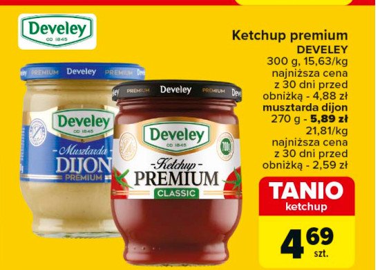 Musztarda premium dijon Develey promocja