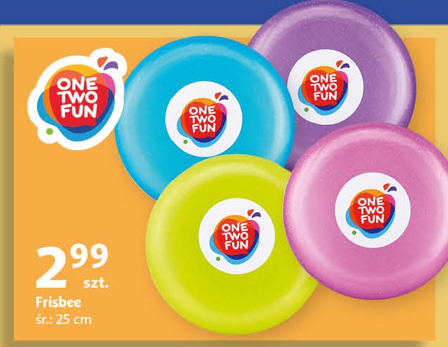 Frisbee One two fun promocja