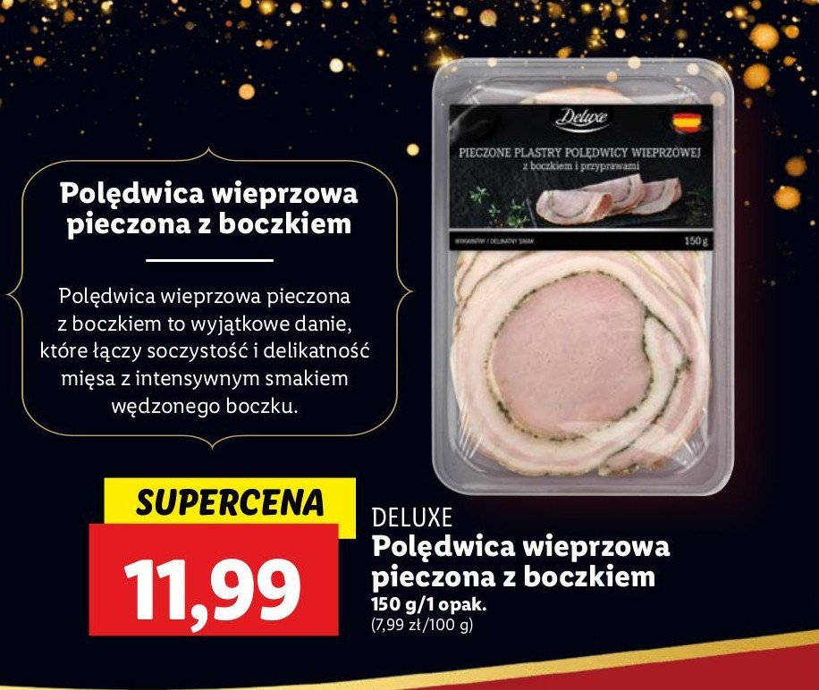 Polędwica wieprzowa pieczona Deluxe promocja