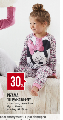 Piżama dziecięca minnie mouse rozm. 92-128 cm promocja