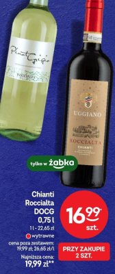 Wino Chianti Roccialta DOCG wytrawne 0,75l promocja w Żabka