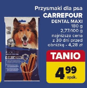 Przysmak dla psa triple action Carrefour promocja