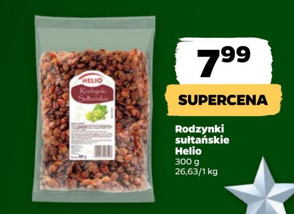 Rodzynki sułtańskie Helio promocja