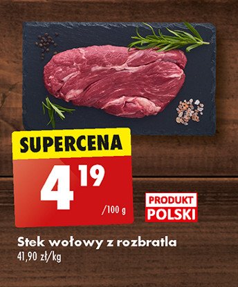 Stek wołowy z rozbratla promocja