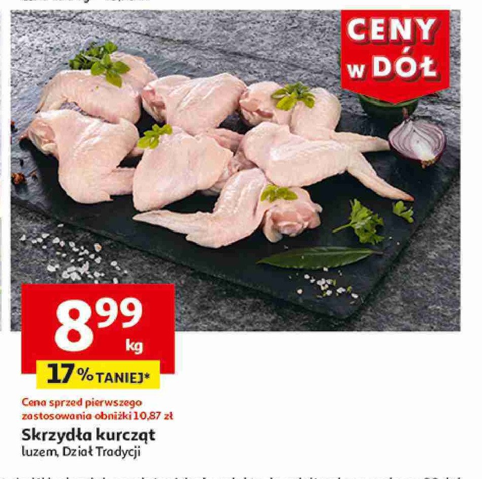 Skrzydła z kurcząt promocja