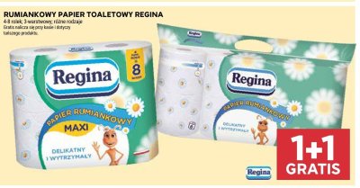 Papier toaletowy Regina rumiankowy 4-8 rolek 3-warstwowy promocja w Stokrotka