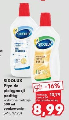 P艂yn do ochrony i nab艂yszczania paneli Sidolux expert promocja