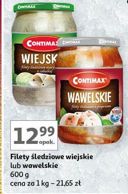 Filety śledziowe wawelskie Contimax promocja