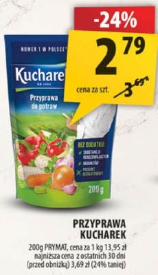 Przyprawa Kucharek smak wiosny promocja w Arhelan
