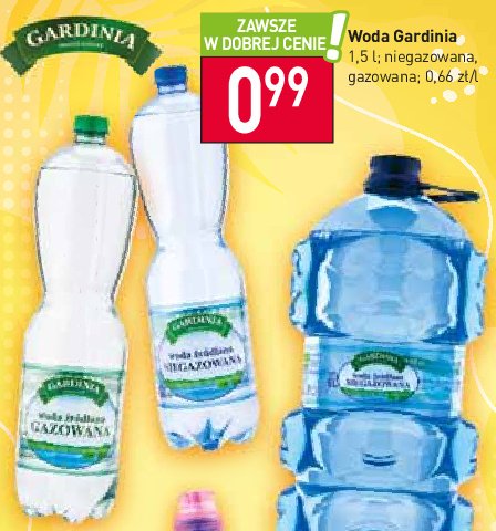 Woda gazowana Gardinia promocja