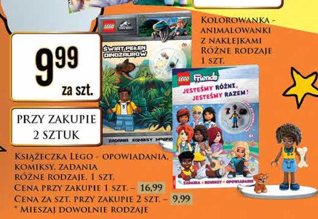 Świat pełen dinozaurów Lego jurassic world promocja