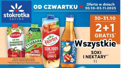 Sok Tymbark Multiwitamina 100% 1l promocja w Stokrotka