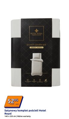 Satynowy komplet pościeli 140 x 220 cm promocja w Action