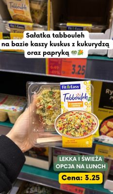 Sałatka tabbouleh z kukurydzą i papryką promocja w Kaufland