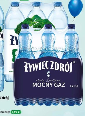 Woda Żywiec Zdrój mocny gaz promocja w Dino