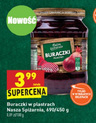 Buraczki plastry Nasza spi偶arnia promocja