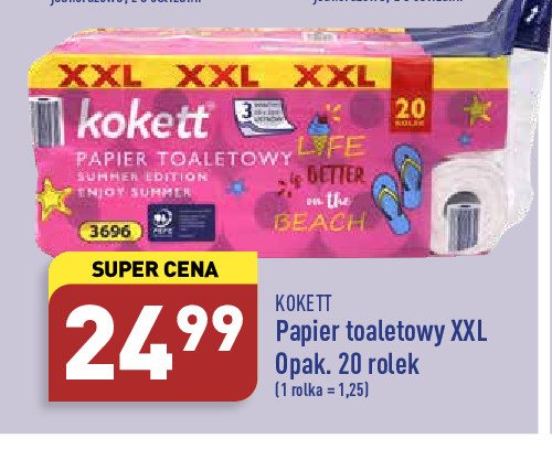 Papier toaletowy xxl Kokett promocje