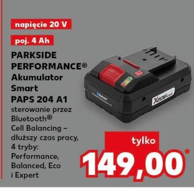 Akumulator PARKSIDE PERFORMANCE Akumulator Smart PAPS 204 A1 promocja w Kaufland