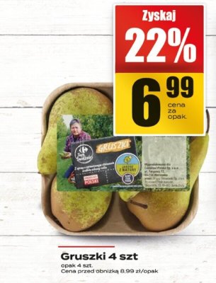 Gruszki forella promocja w Supeco