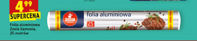 Folia aluminiowa 25 m Zosia samosia promocja
