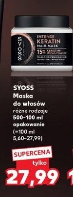 Maska do włosów Syoss keratin promocja