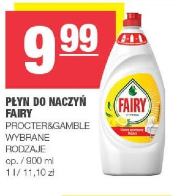 Płyn do naczyń Fairy Procter&Gamble wybrane rodzaje promocja w SPAR