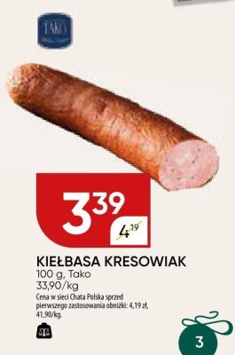 Kiełbasa kresowiak Tako promocja w Chata Polska