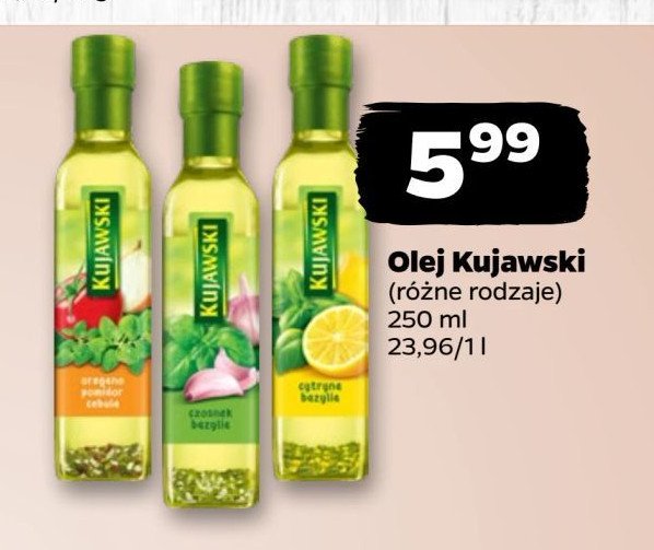 Olej oregano pomidor cebula Kujawski ze smakiem Kujawski kruszwica promocja