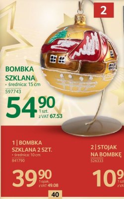 Stojak na bombkę promocja w Selgros