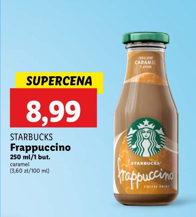 Napój carmel Starbucks frappuccino promocja