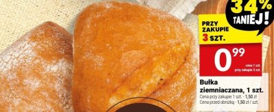 Bułka ziemniaczana, 1 szt. promocja w Twój Market
