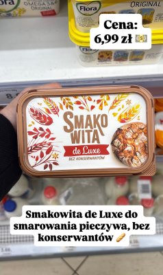 Margaryna de Luxe bez konserwantów promocja w Dino