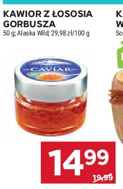 Kawior z łososia Alaska wild promocja w Stokrotka
