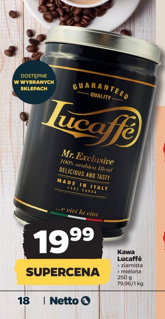 Kawa Lucaffe mr. exclusive promocja