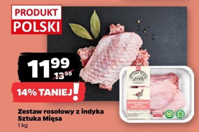 Zestaw rosołowy z indyka Sztuka Mięsa promocja w Netto