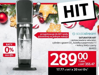 Saturator Sodastream art promocja w Selgros