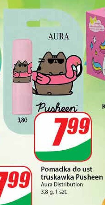 Pomadka do ust strawberry Pusheen promocja