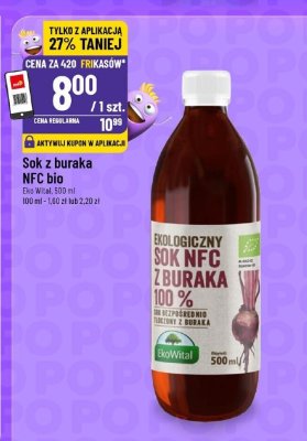 Sok z buraka NFC bio EkoWital 500 ml promocja w POLOmarket