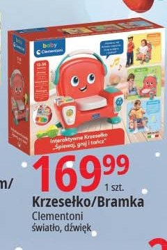 Krzese艂ko z mi臋kkimi klockami Clementoni promocja
